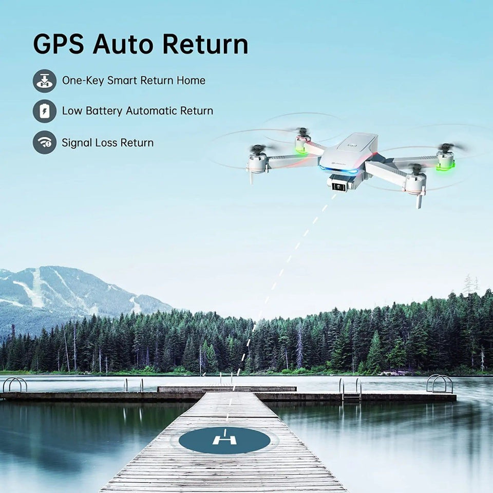Dynalog DG600C 4K GPS Drone with Camera | Auto Return, Follow Me, Gesture Control