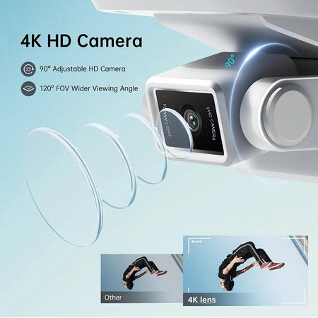 Dynalog DG600C 4K GPS Drone with Camera | Auto Return, Follow Me, Gesture Control