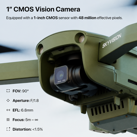 SkyVision  4K Camera Drone with Gimbal & Obstacle Avoidance