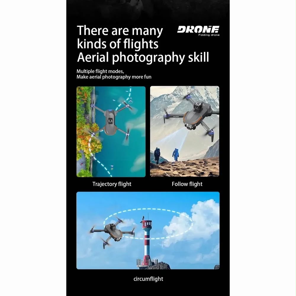 S28 GPS 4K Camera 10km Range Drone with 9-Inch Display Remote