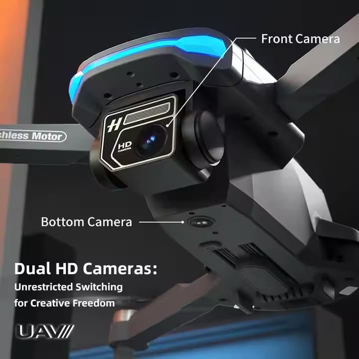D33 Drone 4K 25MP Dual Camera | 5KM Range | GPS | 40 Min Flight