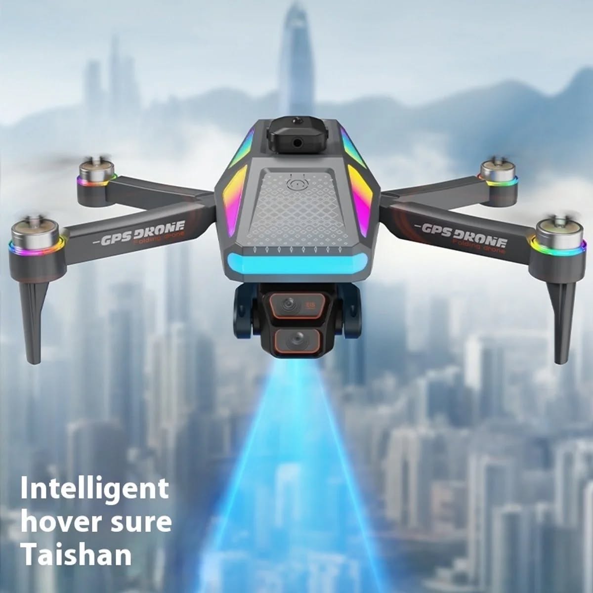 S5P GPS Drone with 4k Dual Cameras, Gesture Control, Precision Flight & One-Key Return