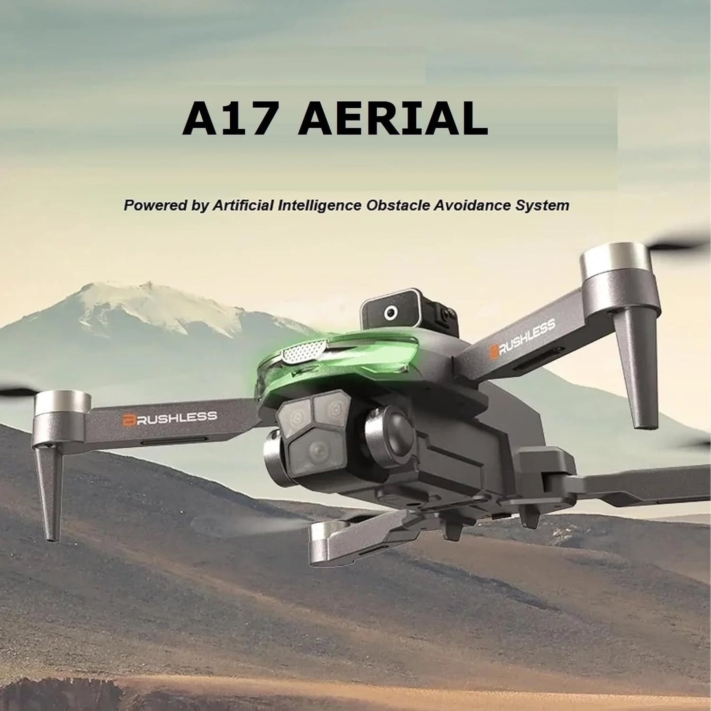 A17 4K Aerial Drone with AI Obstacle Avoidance and Triple Camera