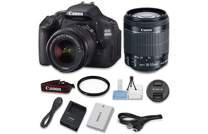 Canon EOS DSLR Camera with EF-S 18-55mm f/3.5-5.6 DC III Lens Unboxed Unused -