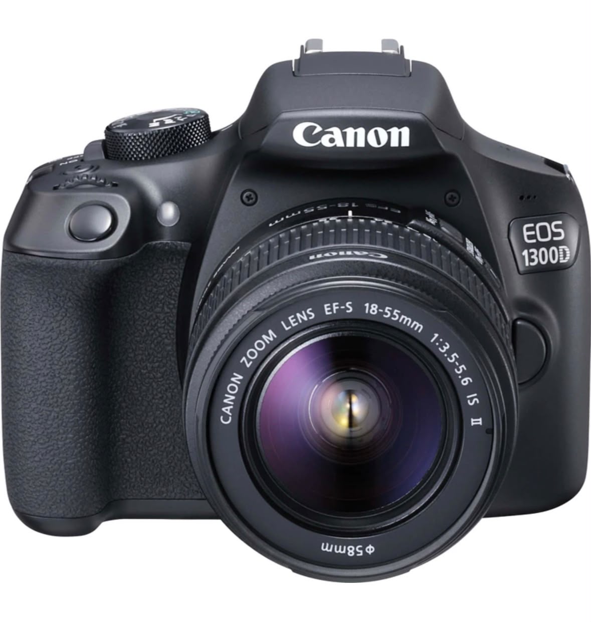 Canon EOS DSLR Camera Body with Dual Lens: EF-S 18-55 mm IS || + EF-S 55-250 mm F4 5.6 IS || (16 GB SD Card+ Camera Bag) (Black)