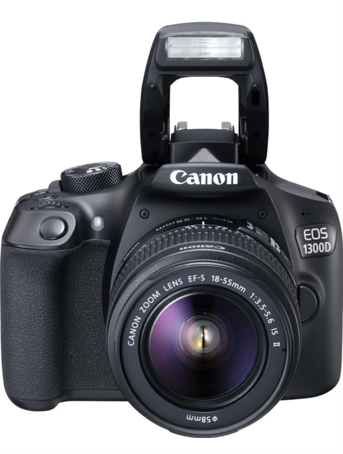 Canon EOS DSLR Camera Body with Dual Lens: EF-S 18-55 mm IS || + EF-S 55-250 mm F4 5.6 IS || (16 GB SD Card+ Camera Bag) (Black)